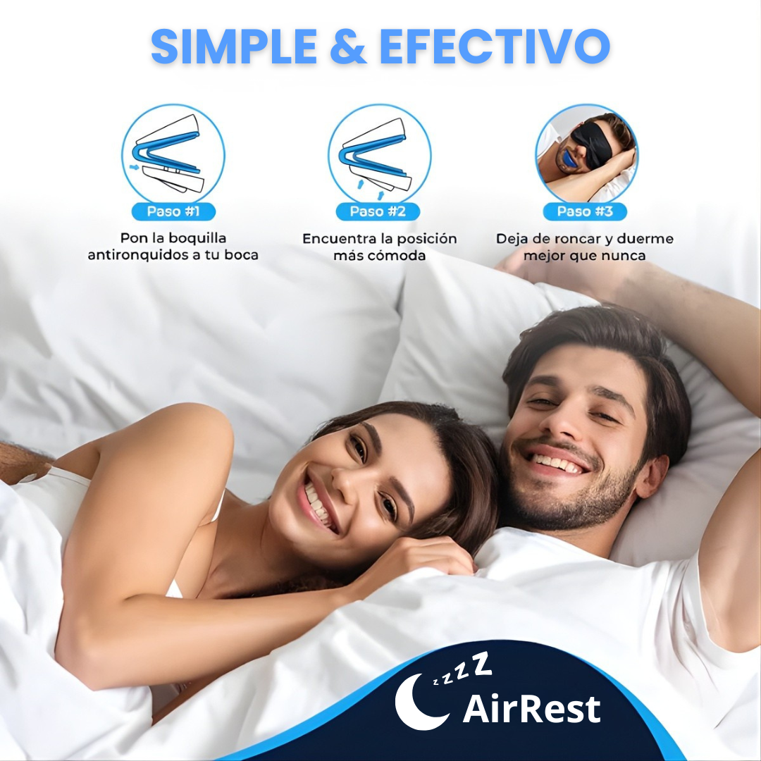 AirRest™ 2025 | Bucal anti-ronquidos y anti-apnea