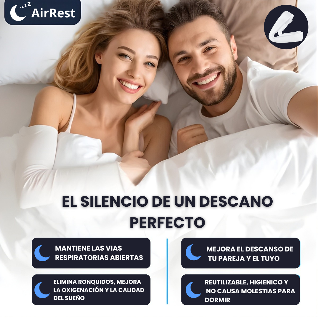 AirRest™ 2025 | Bucal anti-ronquidos y anti-apnea