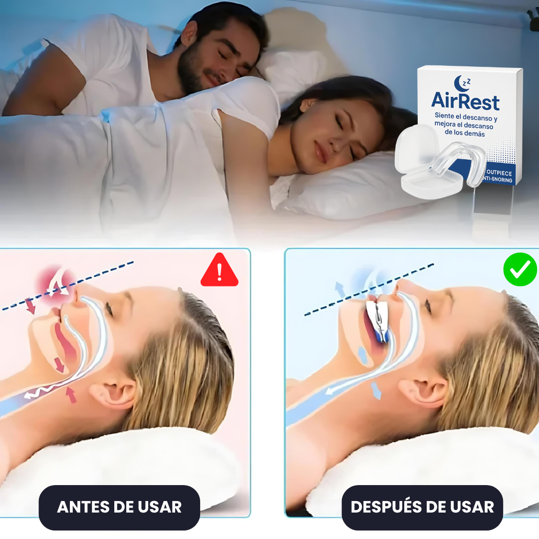 AirRest™ 2025 | Bucal anti-ronquidos y anti-apnea